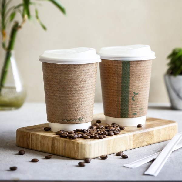 12oz double wall brown kraft cup, 89-Series - Image 2